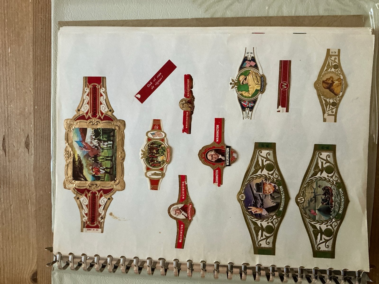 Verzameling van vintage sigarenbandjes, Ophalen of Verzenden, Gebruikt