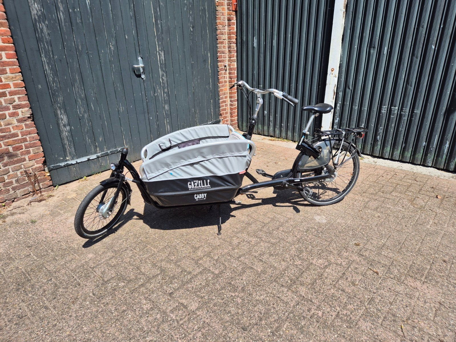 Gazelle Cabby bakfiets - Zeer nette staat, Ophalen, Opvouwbaar, Zo goed als nieuw, 2 kinderen