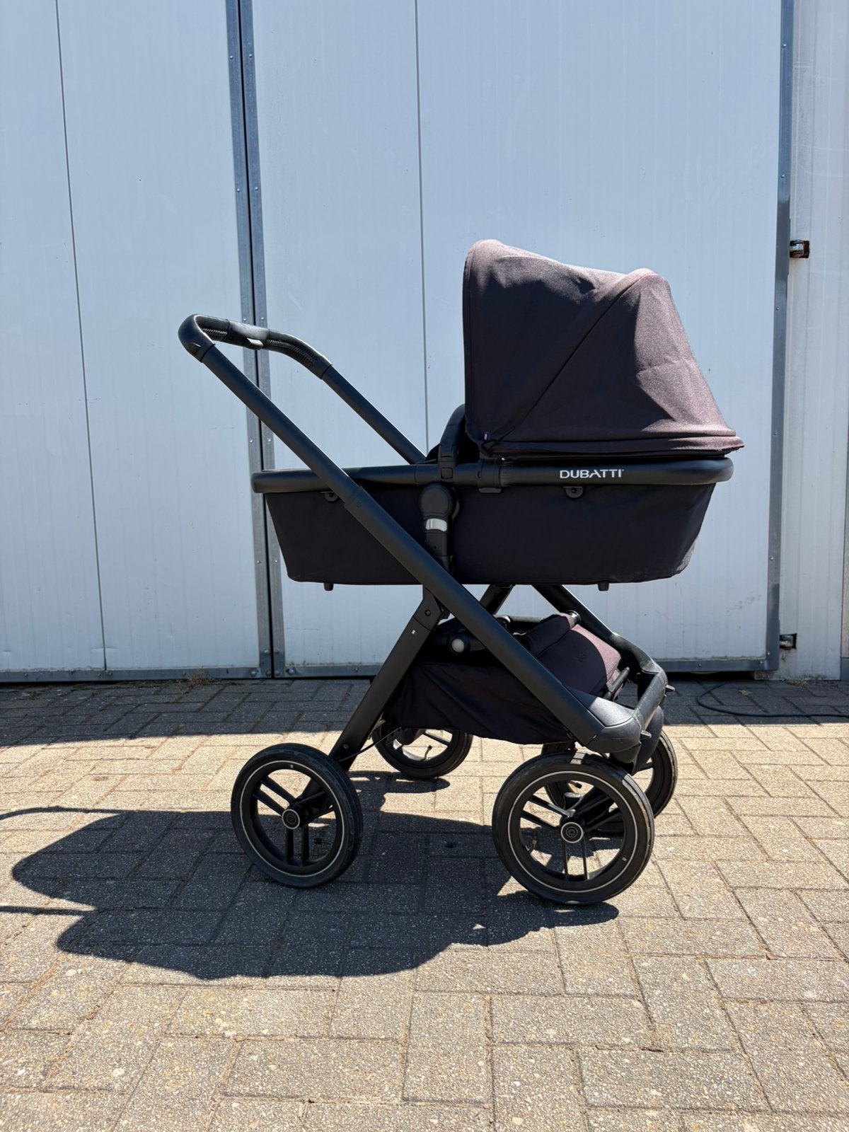 Dubatti One kinderwagen, Gebruikt, Luchtbanden, Ophalen, Kinderwagen