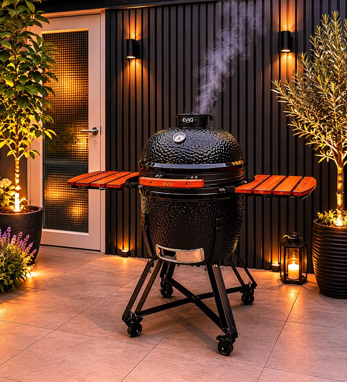 21" Kamado BBQ - Keramische Grill - Barbecue, Ophalen, Zo goed als nieuw, Houtskool