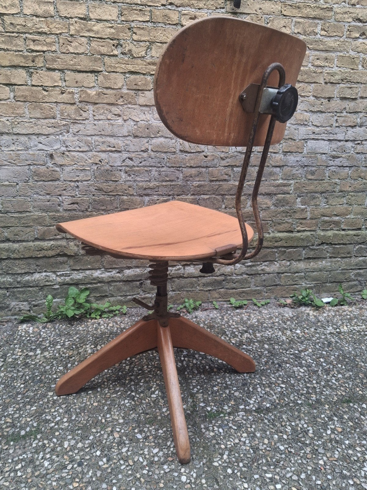 Unieke stoel Bauhaus, Ophalen, Gebruikt, Bruin, .