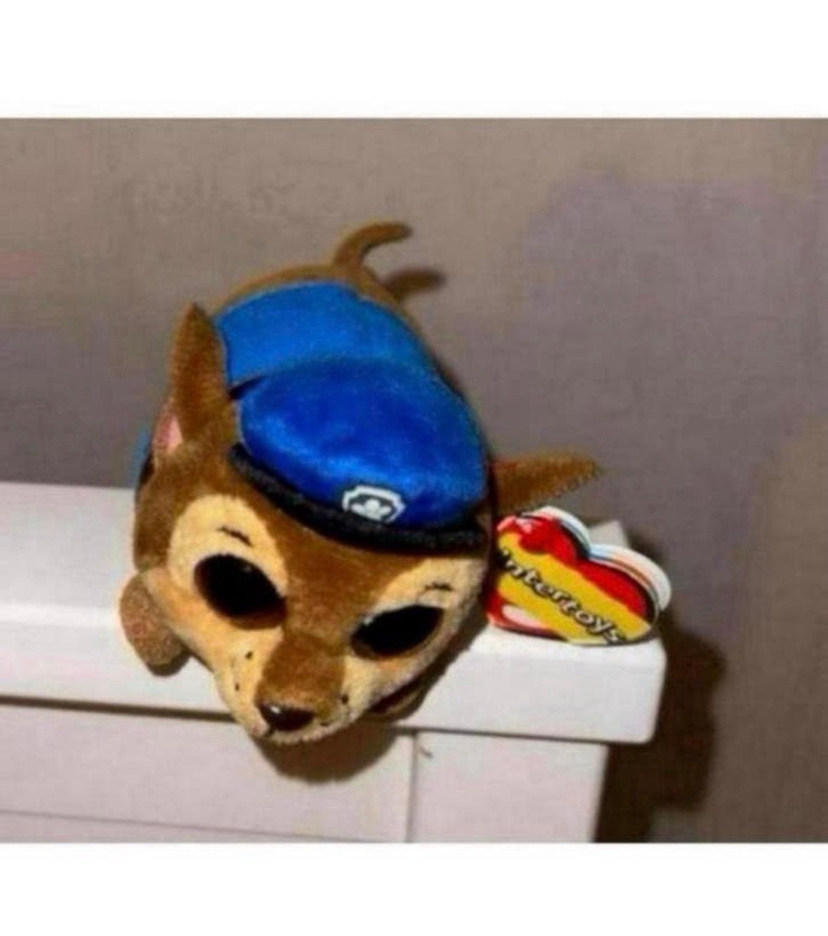 TY Teeny Paw Patrol Chase Knuffel nieuw, Kinderen en Baby's, Speelgoed | Knuffels en Pluche, Nieuw, Met label, Klein (minder dan 20 cm)