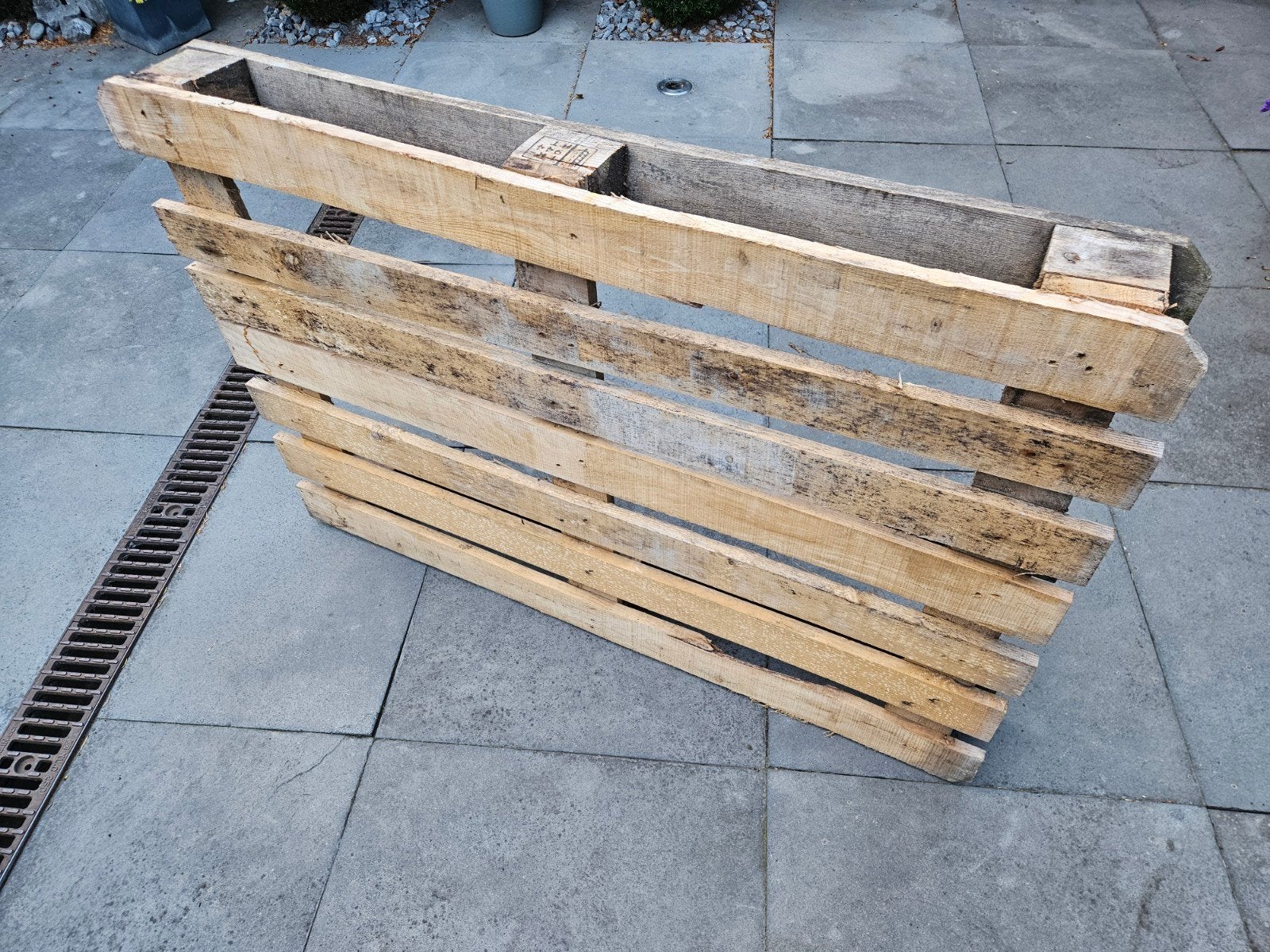 Houten pallet, Ophalen, Gebruikt, Minder dan 25 mm, Pallet
