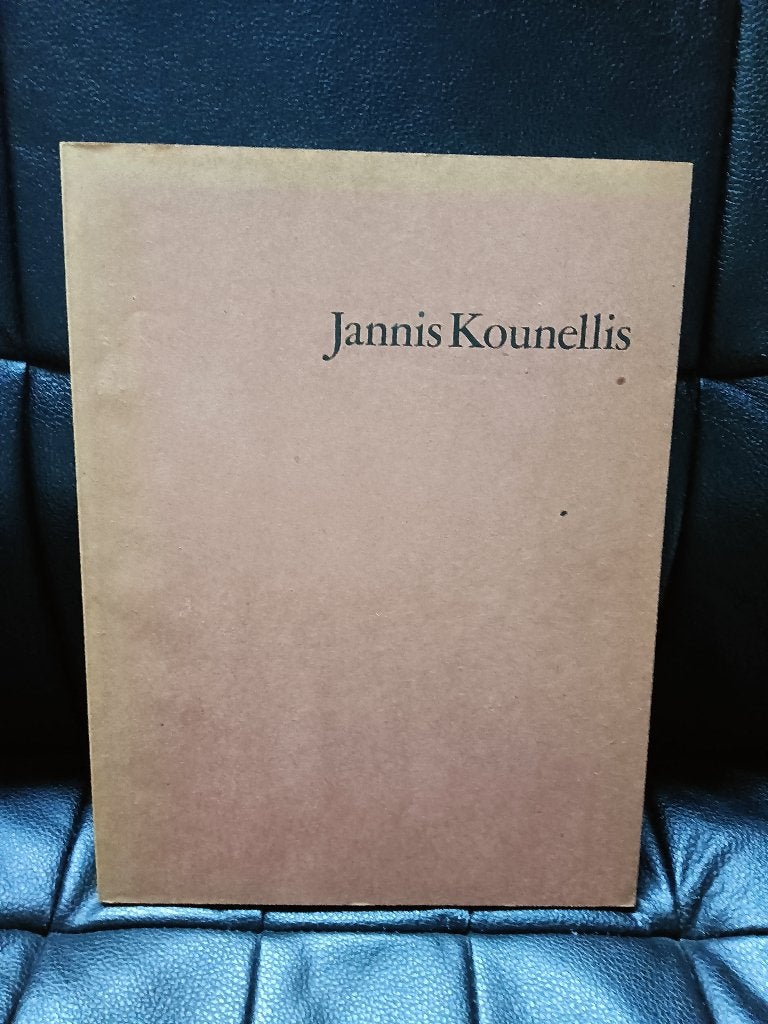 Jannis Kounellis (catalogus), R.H. Fuchs, Ophalen of Verzenden, Zo goed als nieuw, Catalogus