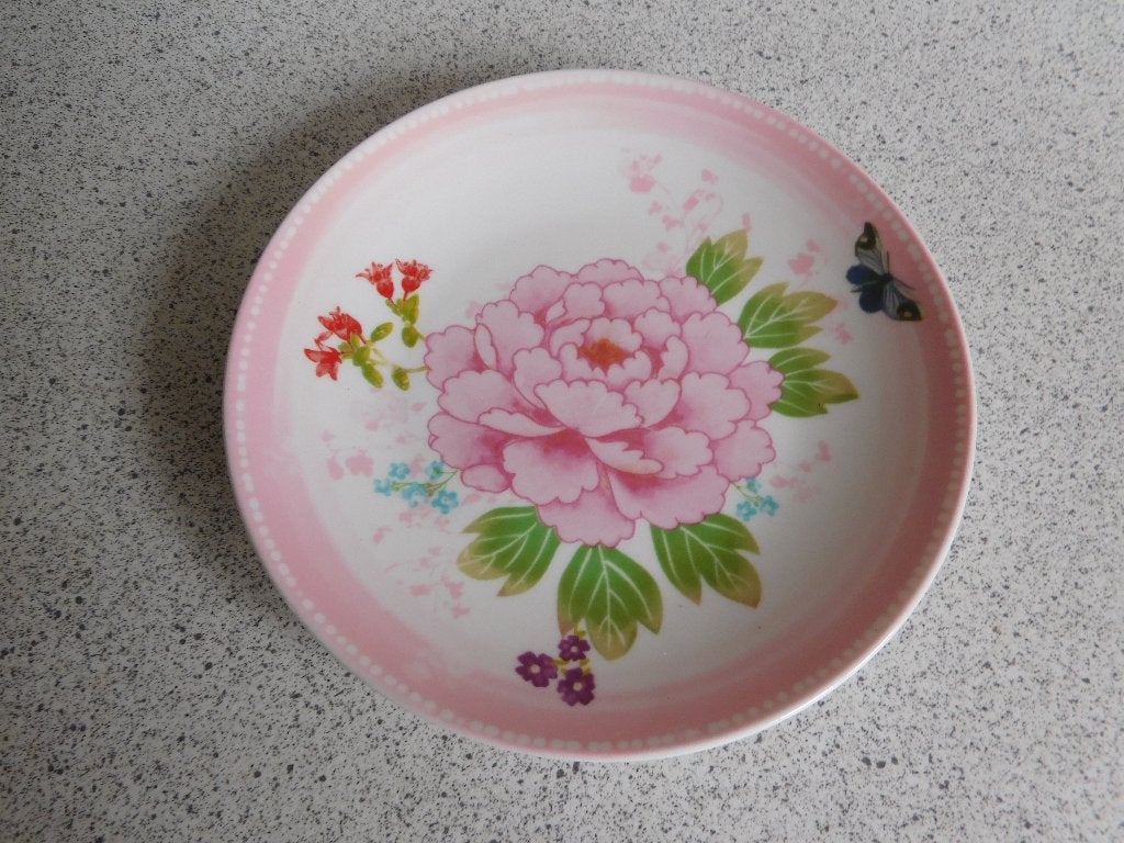 Bord 15 cm. Pioen Albert Heijn, Ophalen of Verzenden, Zo goed als nieuw, Albert Heijn, Bord(en)