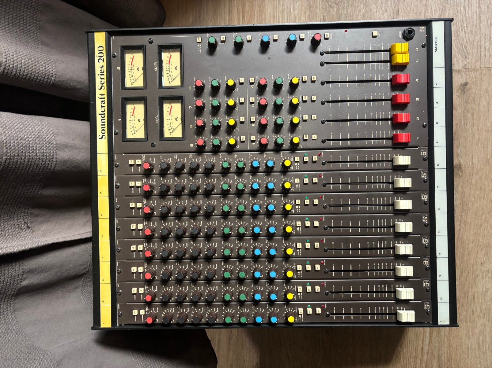 Soundcraft series 200 + fostex 8 track digital recorder d108, Ophalen, Zo goed als nieuw, 5 tot 10 kanalen