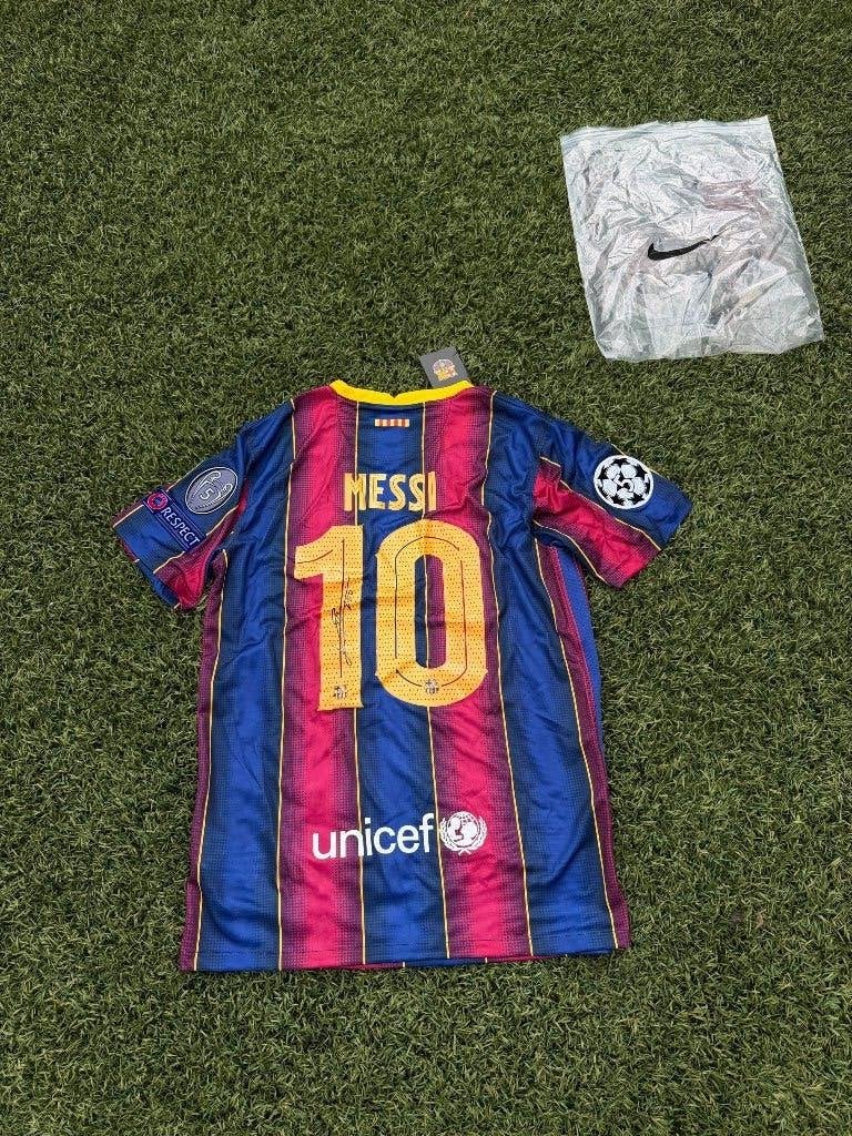 Gesigneerd Messi Barcelona Thuisshirt, Ophalen of Verzenden, Zo goed als nieuw, Buitenlandse clubs, Shirt