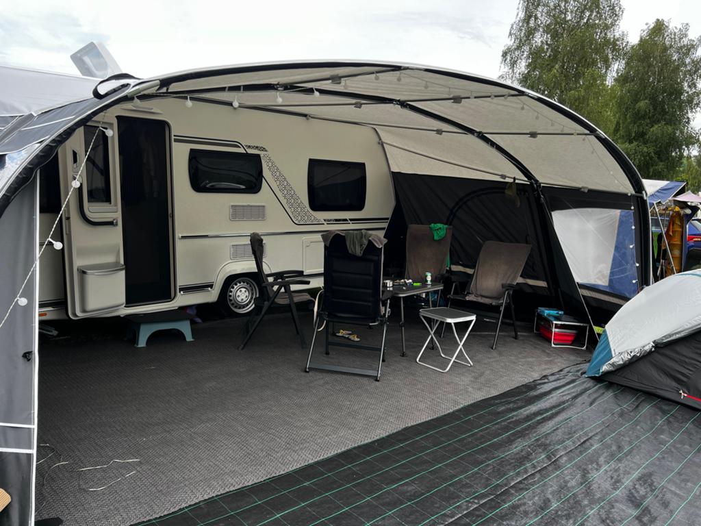 Fendt Caravan  2023 tg enkele bedden met voortent en luifel, Rondzit, Particulier, Luifel, Tot en met 4