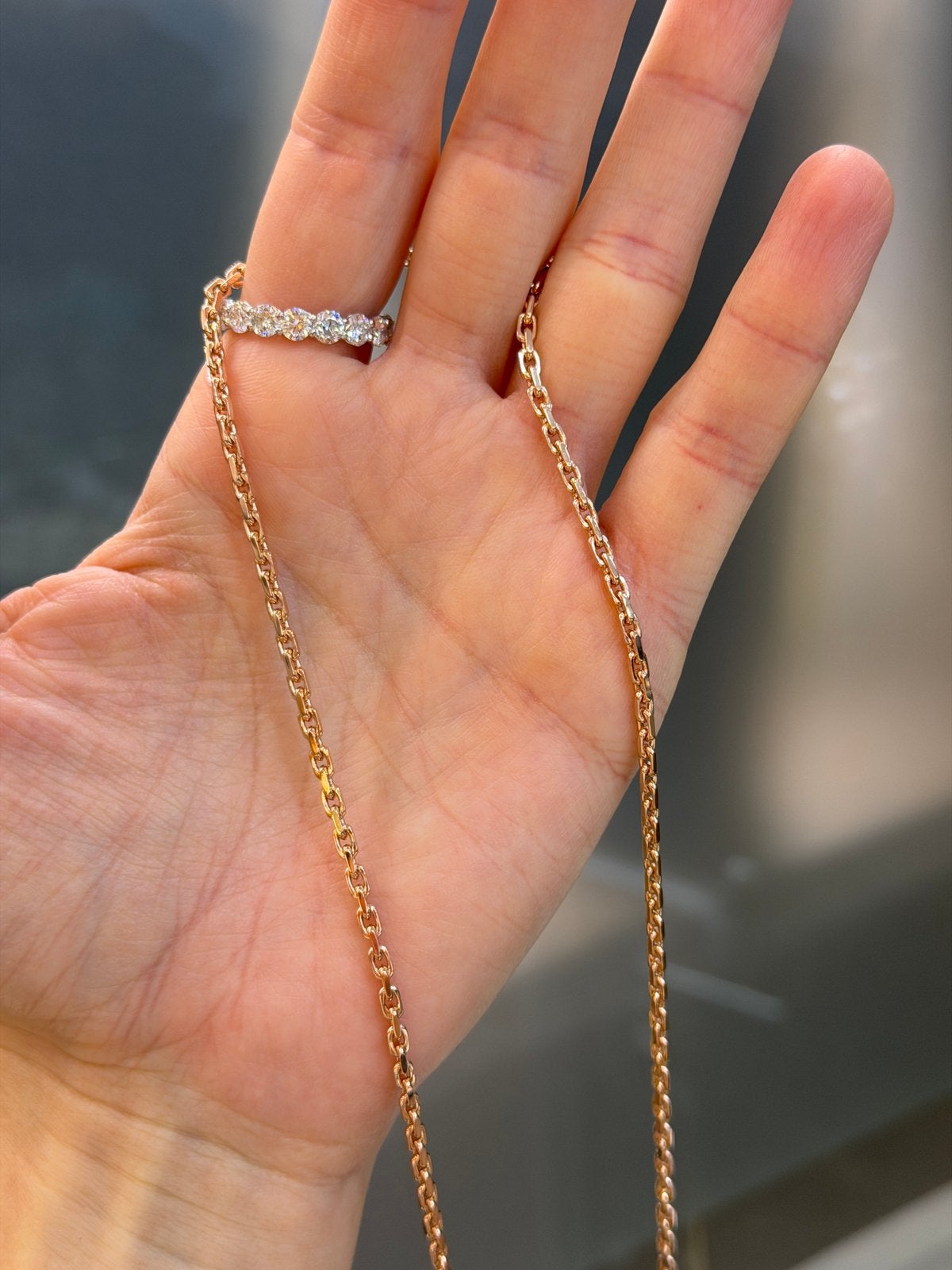 14KT Goud - 19.5 Gram - Ketting - ANKER - Rosé goud, Ophalen, Nieuw, Goud