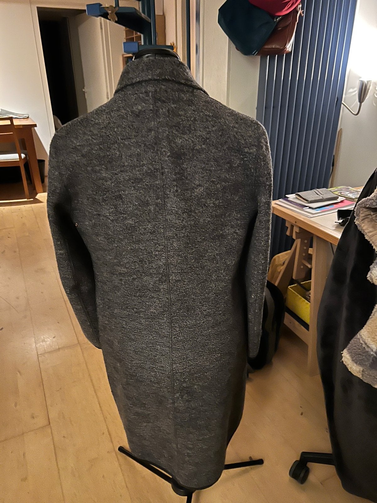 LangerChen lange jas maat S, Kleding | Dames, Ophalen of Verzenden, Gedragen, Maat 36 (S), Grijs