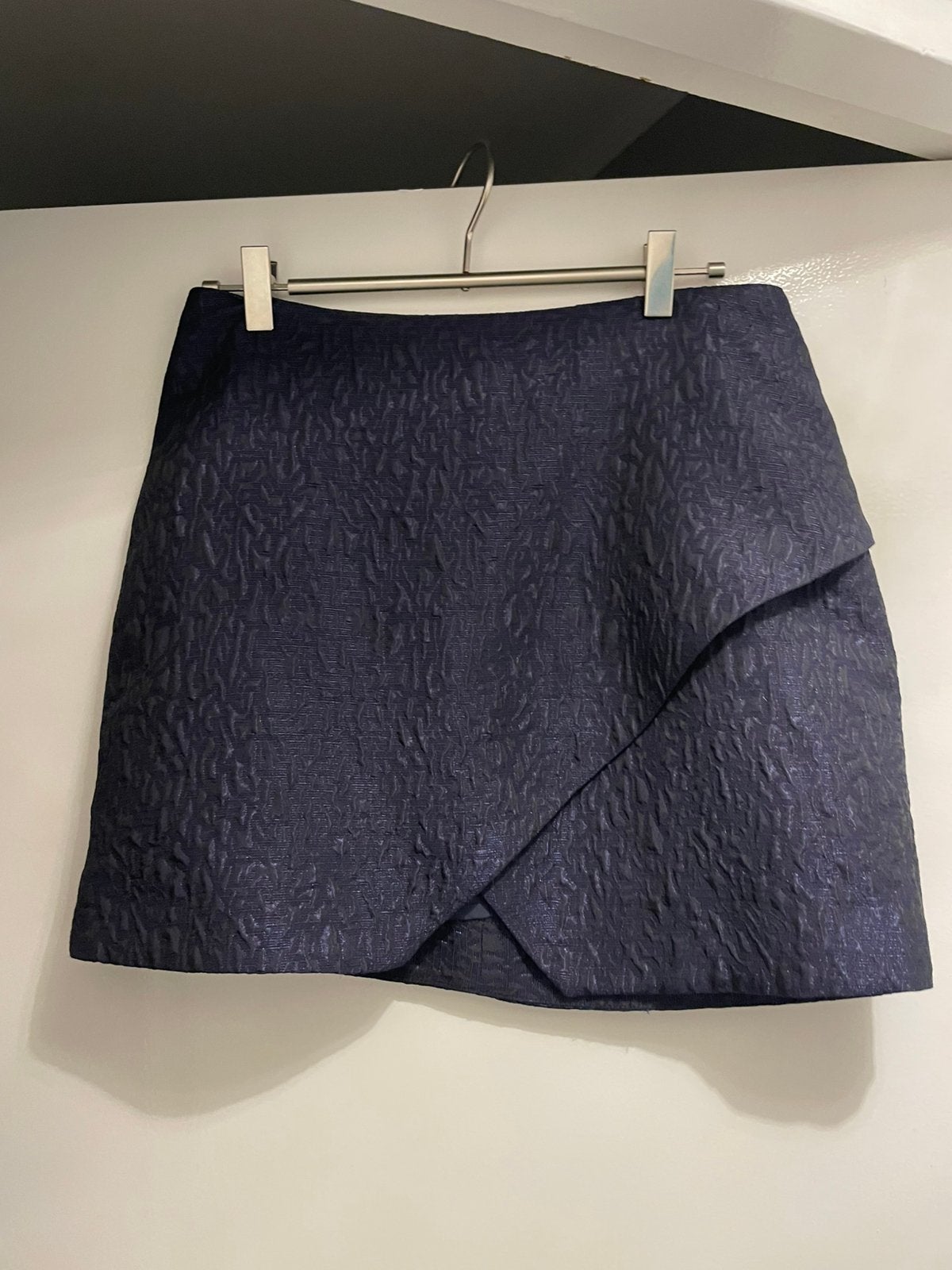 Steps. everyday chic - Paars/Zwart Minirokje maat S, Ophalen, Paars, Zo goed als nieuw, Maat 36 (S)
