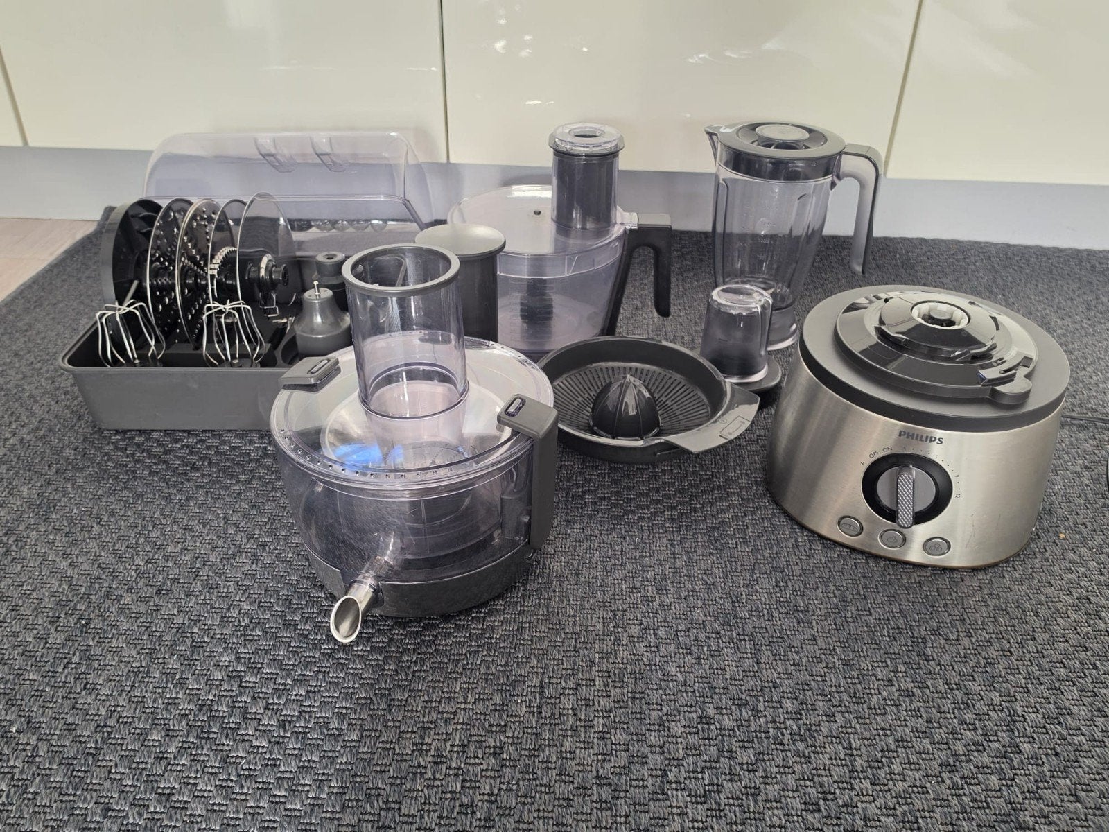 Philips HR7778 compleet in doos met gebruikerskrassen., Ophalen, Gebruikt