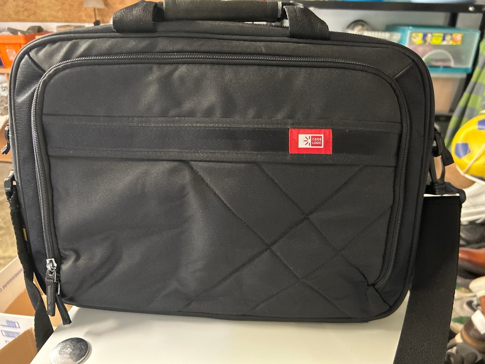 Case Logic laptoptas - Zwart, Gebruikt, Gevoerd laptopvak, 15 inch, Aktetas