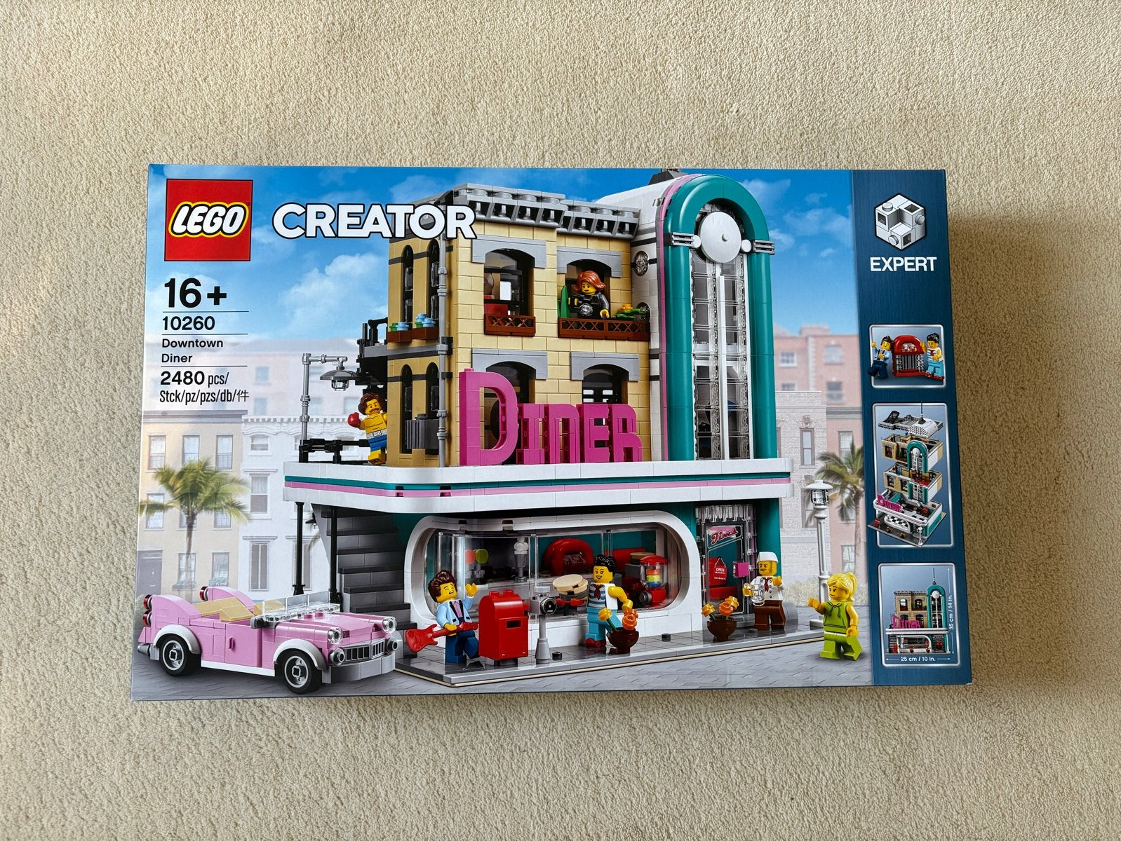 LEGO Creator Expert 10260 Downtown Diner - Nieuw in doos, Kinderen en Baby's, Lego, Nieuw, Ophalen of Verzenden, Ongeopend/sealed