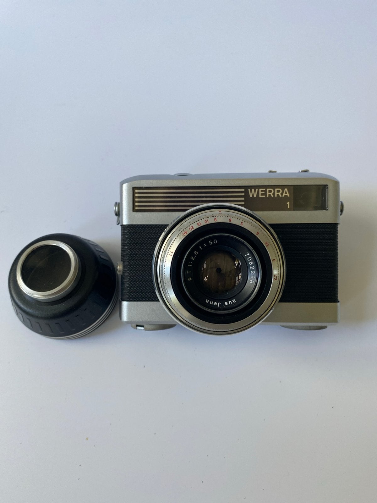 Vintage Werra 1 camera met Carl Zeiss Jena lens, Ophalen of Verzenden, Gebruikt, Compact, Overige Merken