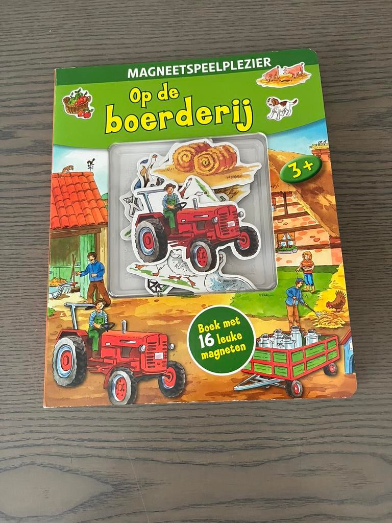 Boerderij boek met magneten, Ophalen of Verzenden, Nieuw