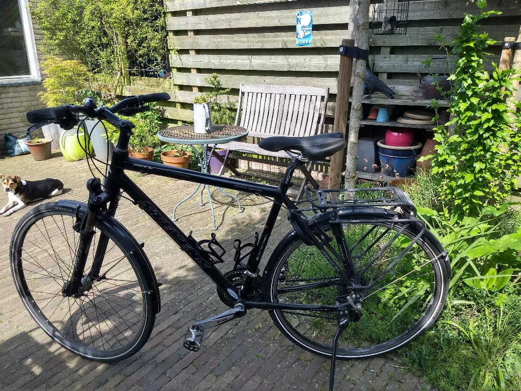 Stevens Esprit heren maat 55, 28 inch, Gebruikt, Vering, Velgrem