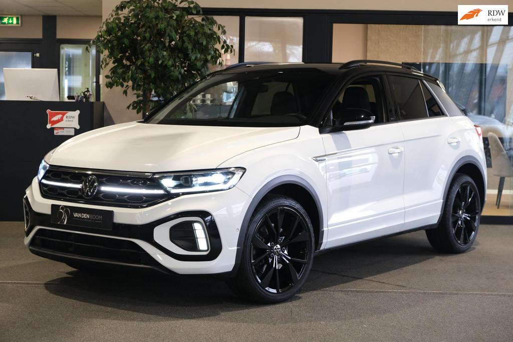 Volkswagen T-Roc 1.5 TSI 2x R-Line Black Style IQ Cam Led Na, Auto's, 4 cilinders, 150 pk, Wit, Origineel Nederlands
