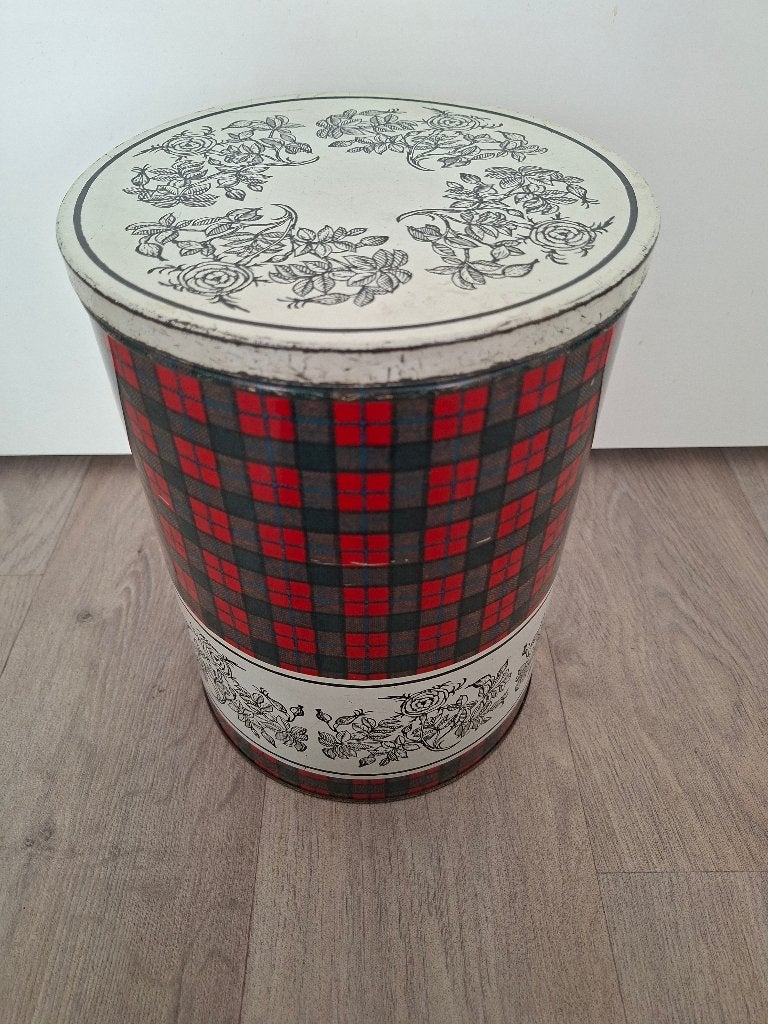 Groot blik 28cm vintage, Ophalen of Verzenden, Gebruikt, Overige, Overige merken