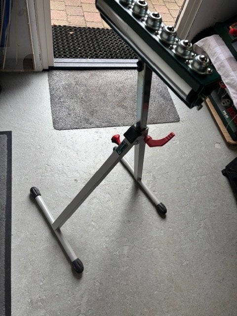 Bosch PTA1000 - rollensteun/kogelsteun, Doe-het-zelf en Verbouw, Gereedschap | Zaagmachines, Ophalen, 70 mm of meer, Overige typen