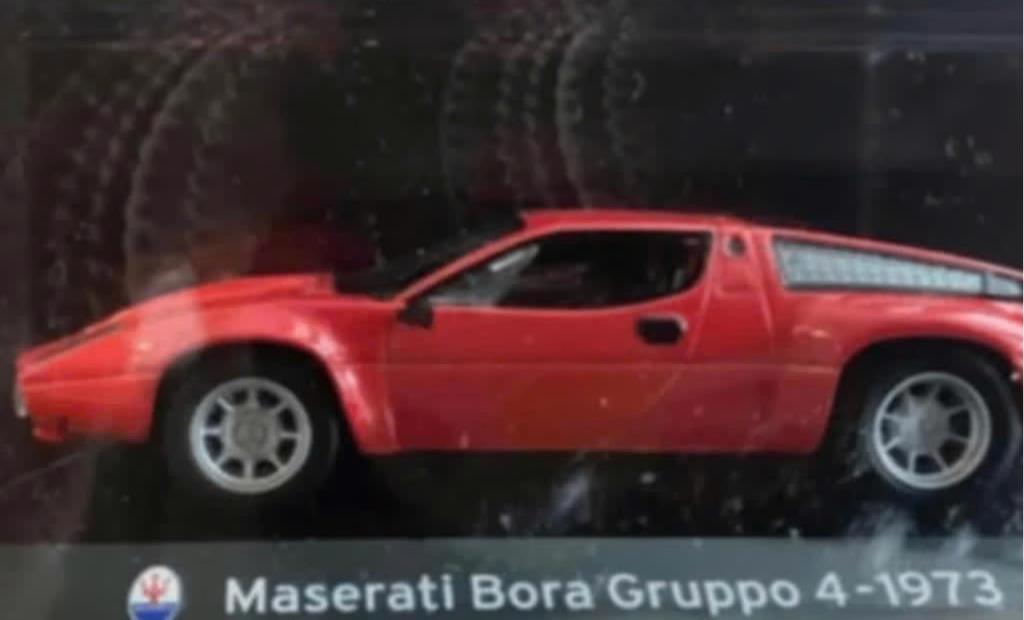 Maserati Bora Grupo 4 rood 1973 schaal 1/43, Verzenden, Nieuw, Auto, Overige merken