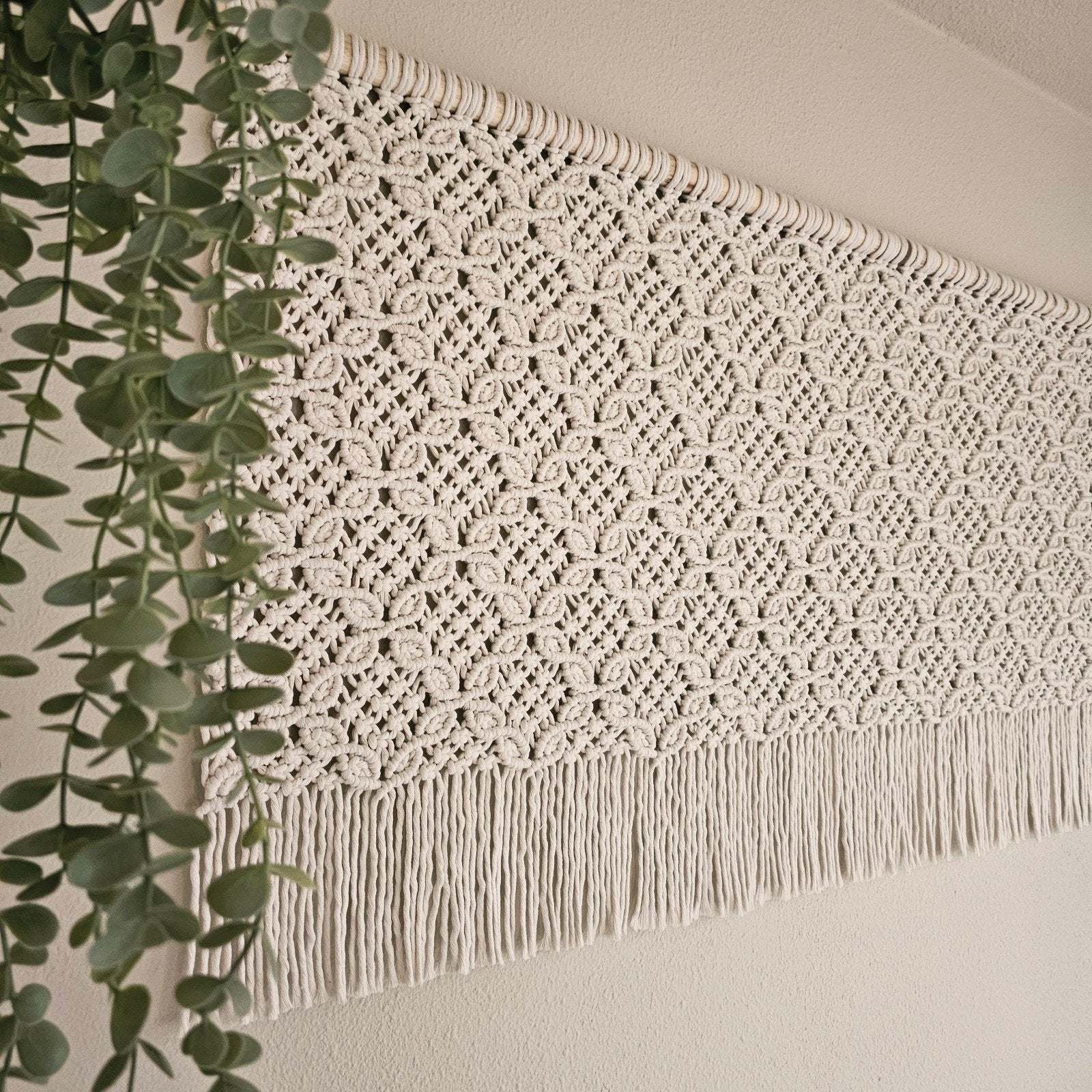Macrame wandkleed handgemaakt, Ophalen of Verzenden, Nieuw