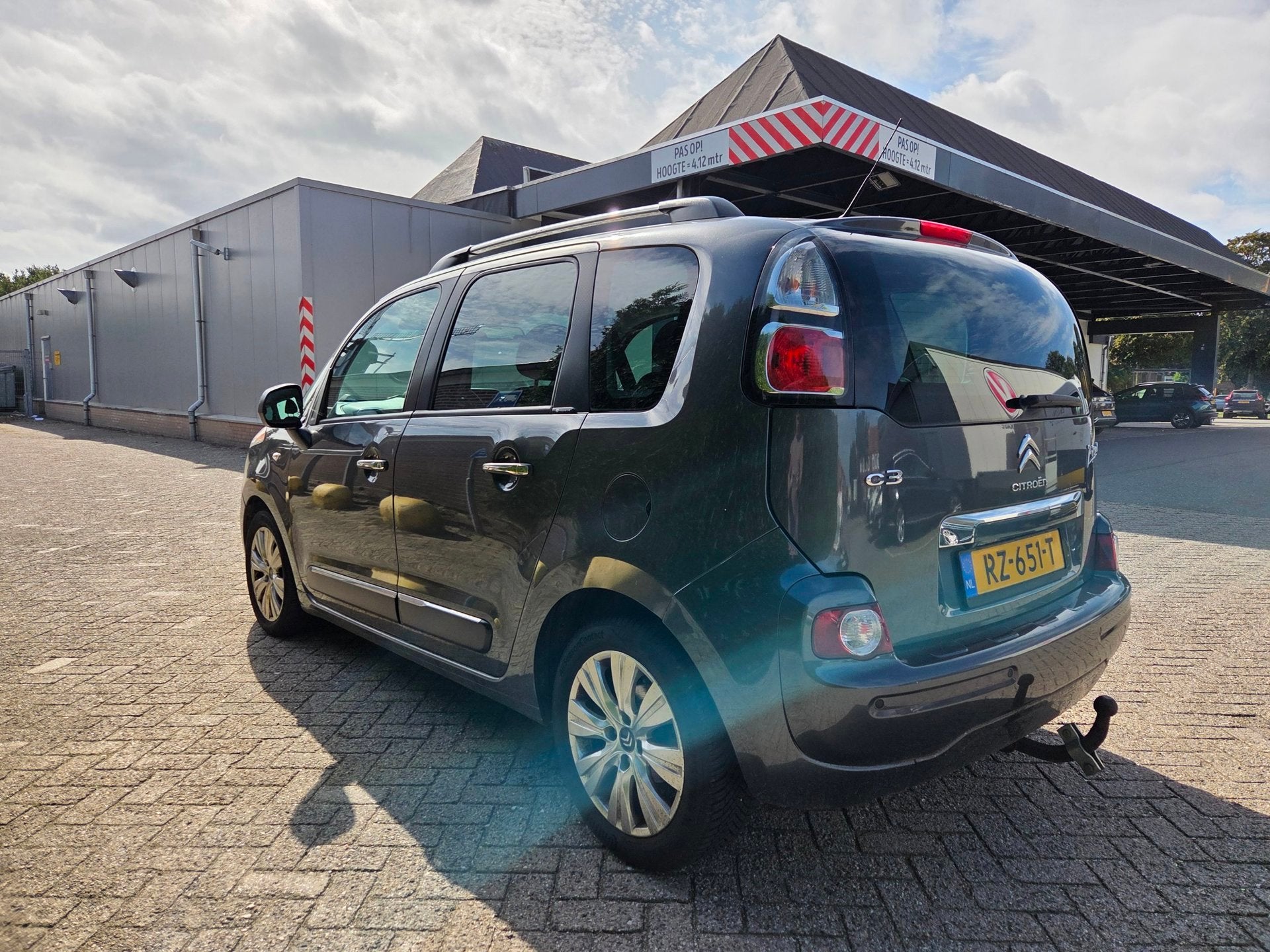 Citroen C3 Picasso 1.6 VTi Exclusive Automaat, Auto's, Stof, Gebruikt, Zwart, 4 cilinders