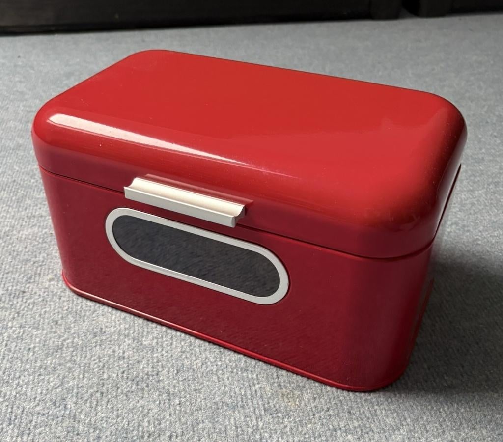 Rode trommel, Ophalen of Verzenden, Zo goed als nieuw, Rood, Metaal