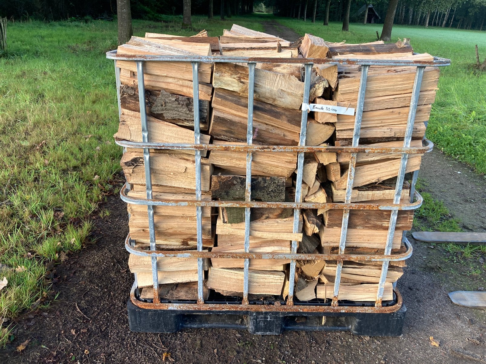 Droog haardhout, stookhout, Minder dan 3 m³, Ophalen of Verzenden, Eikenhout, Blokken