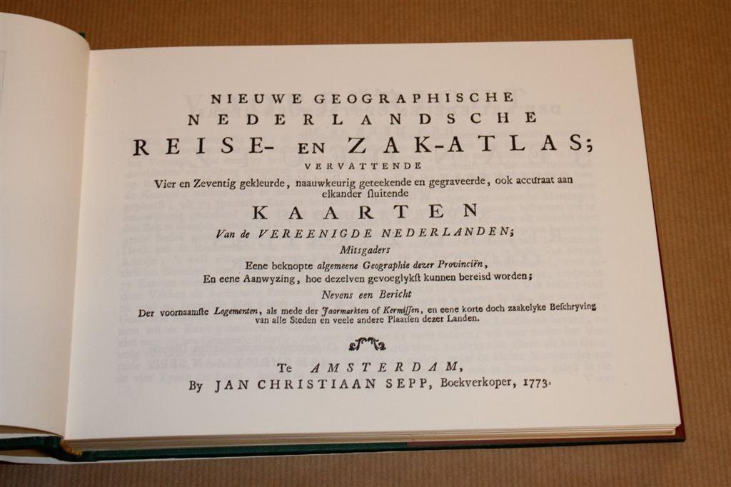 Reise- En Zakatlas — Facsimile Van Sepp 1773, Boeken, Atlassen en Landkaarten, Gelezen, Ophalen of Verzenden, Landkaart, 1800 tot 2000