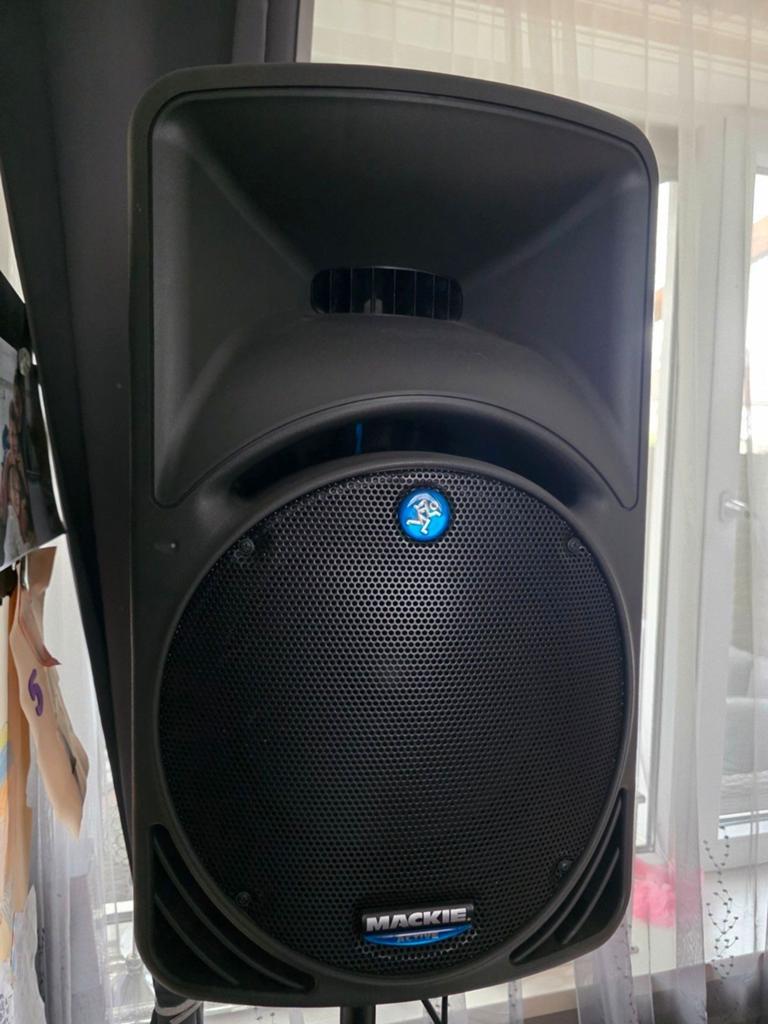 Set van 4 actieve Mackie SRM 450 speakers, Ophalen of Verzenden
