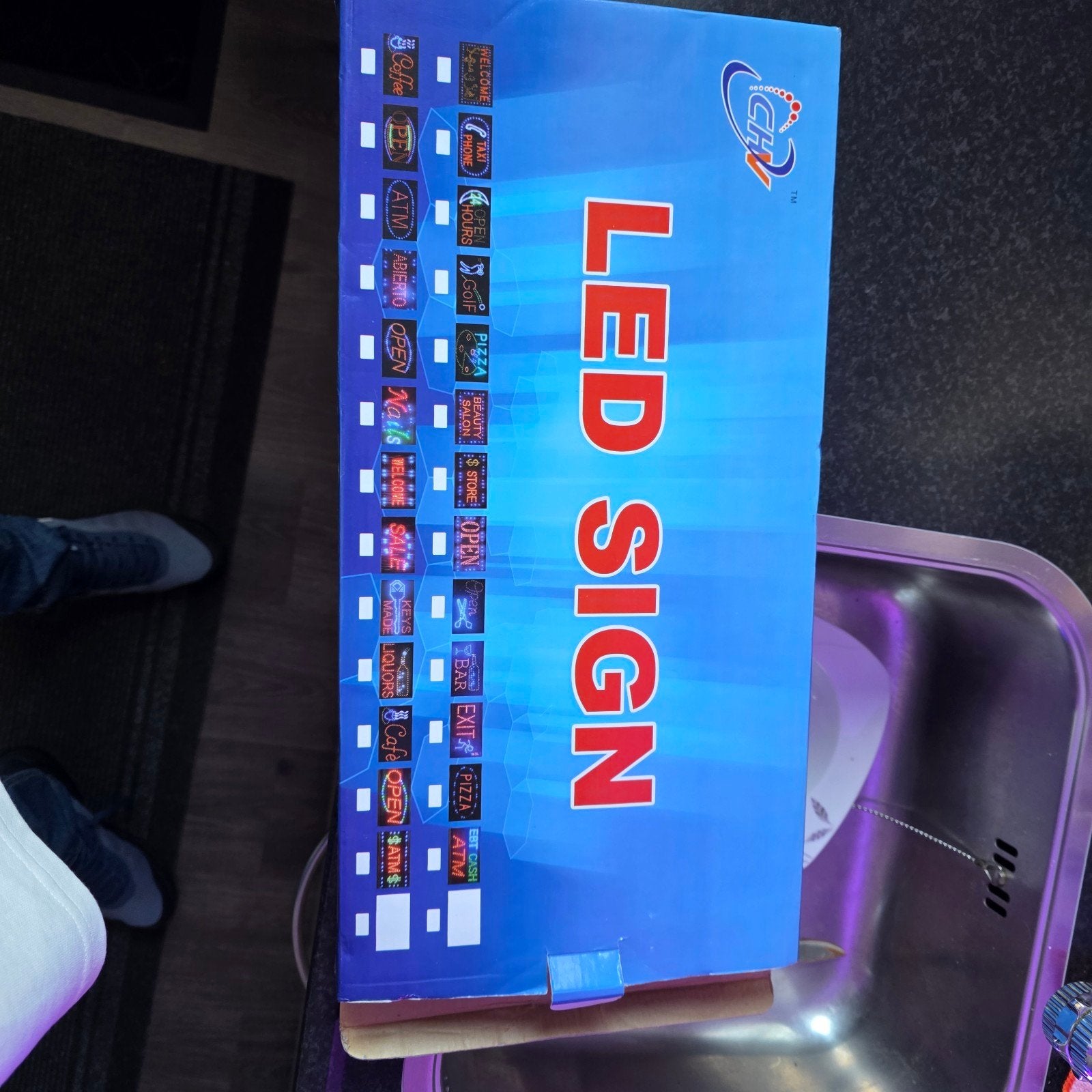 te koop led sign zie foto, Ophalen, Nieuw