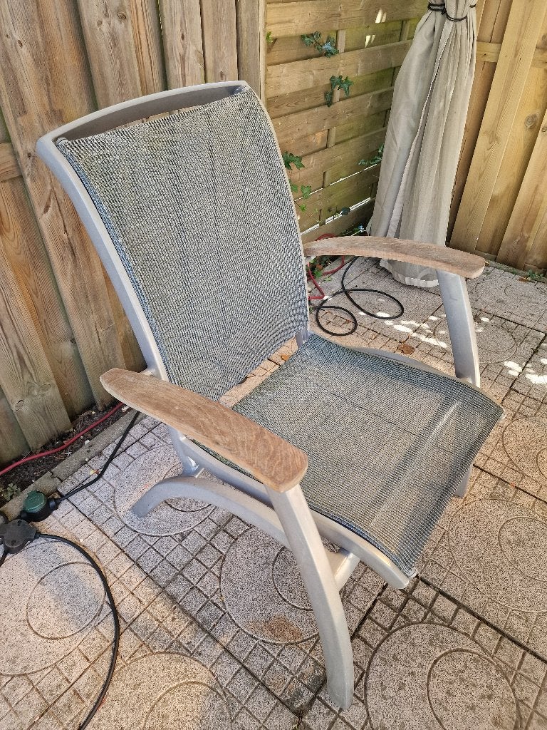Hartman Prestige ronde tuinset., Ophalen, 4 zitplaatsen, Gebruikt, Aluminium