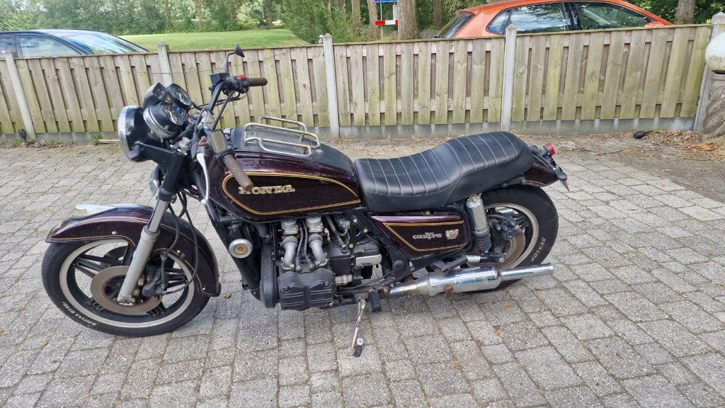 Honda gl1100 goldwing standaard, Cardan-aandrijving, 4 cilinders, Motorrijbewijs A, Gebruikt