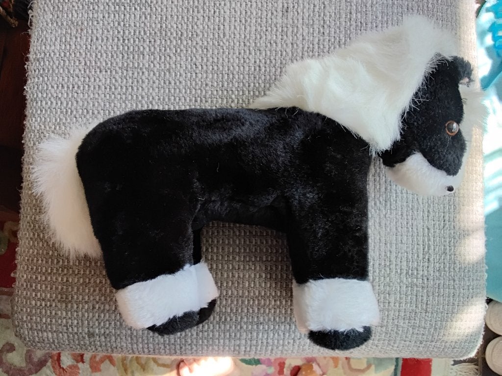 Knuffel paard, Paard, Nieuw, Zwart, Ophalen of Verzenden