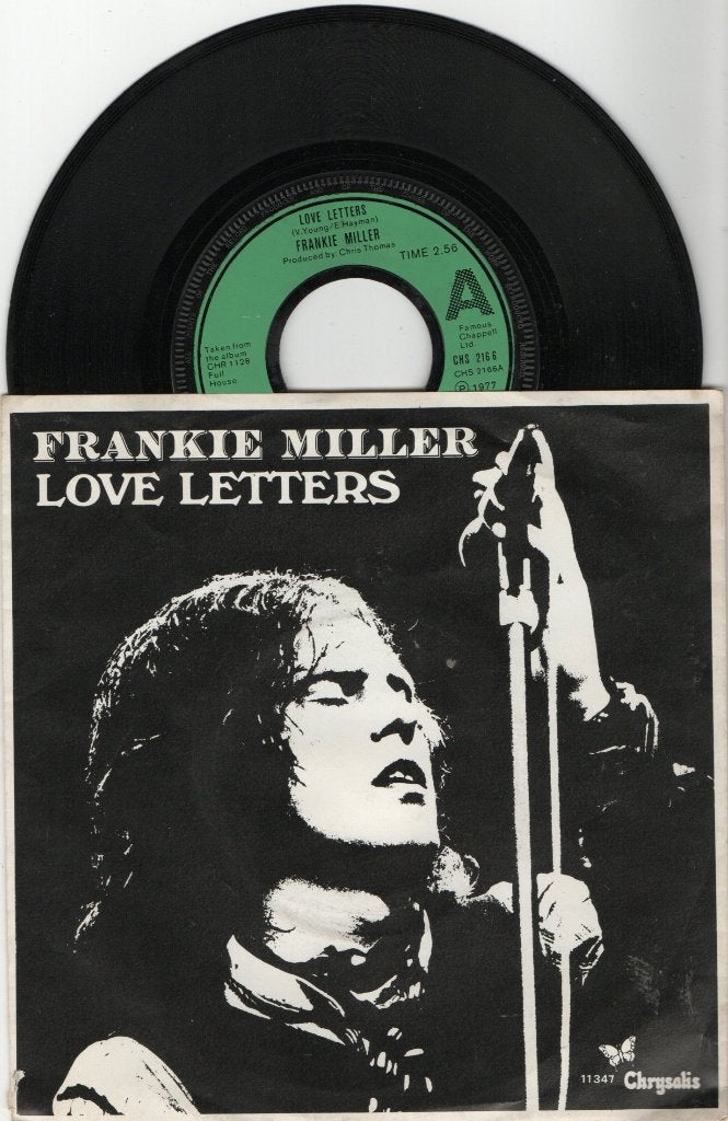 Frankie Miller – Love Letters, Cd's en Dvd's, Ophalen of Verzenden, Zo goed als nieuw, 7 inch, Pop