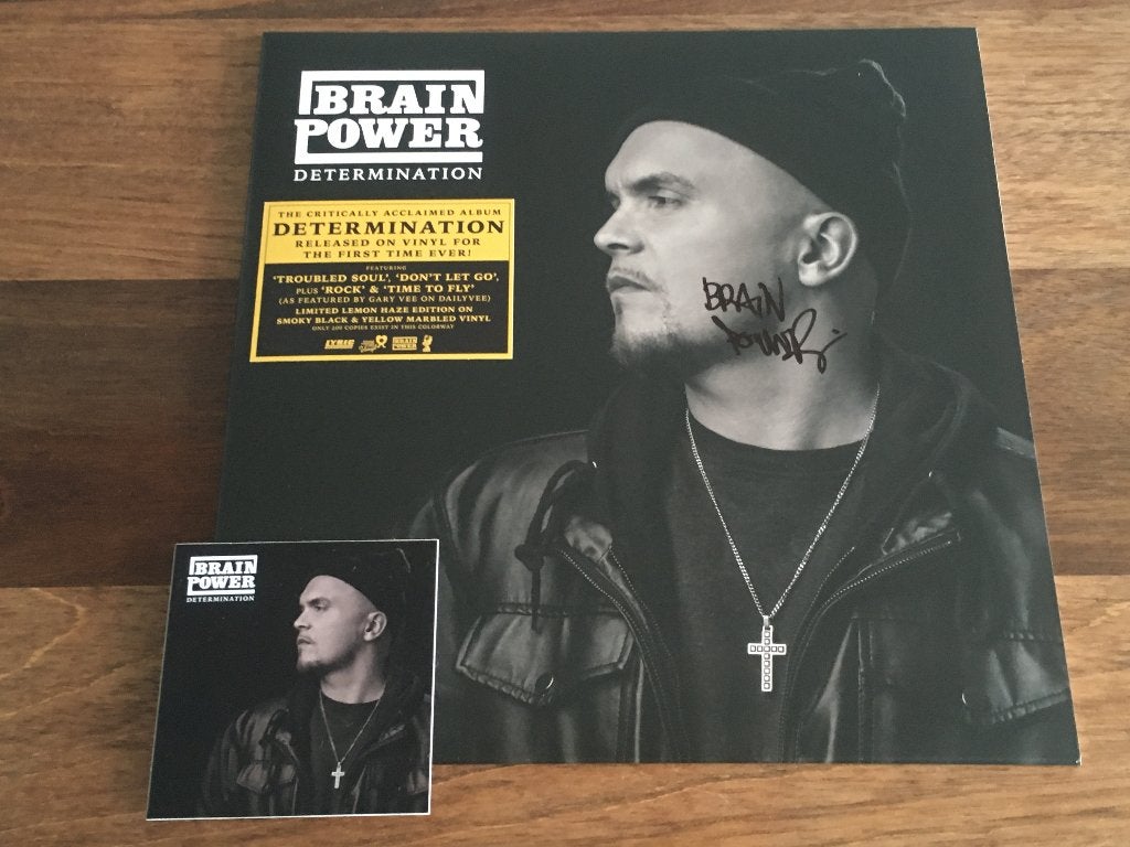 Vinyl LP Brainpower Determination YELLOW SIGNED RSD 2022 NEW, LP, Limited edition, Hiphop of Rap, Ophalen of Verzenden