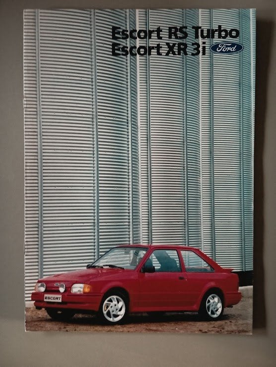 Ford Escort RS Turbo / XR 3 i [ 2 / 1988 ] 12 pag., Boeken, Verzenden, Zo goed als nieuw, Ford
