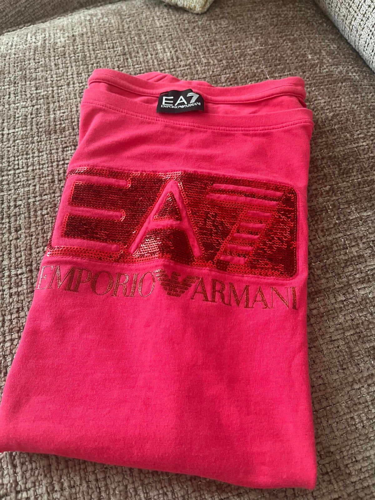 EA7 EMPORIUM ARMANI T SHIRT / top mtM/L, Maat 38/40 (M), Ophalen of Verzenden, Zo goed als nieuw, Korte mouw