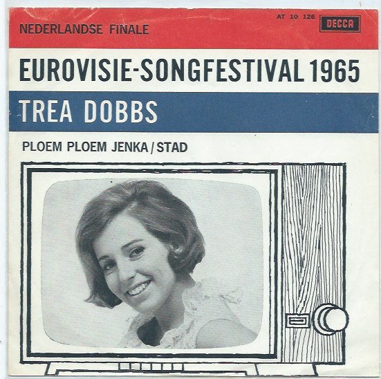 Eur. Songfestival- Trea Dobbs- Ploem ploem Jenka, Verzenden, 7 inch, Zo goed als nieuw, Levenslied of Smartlap