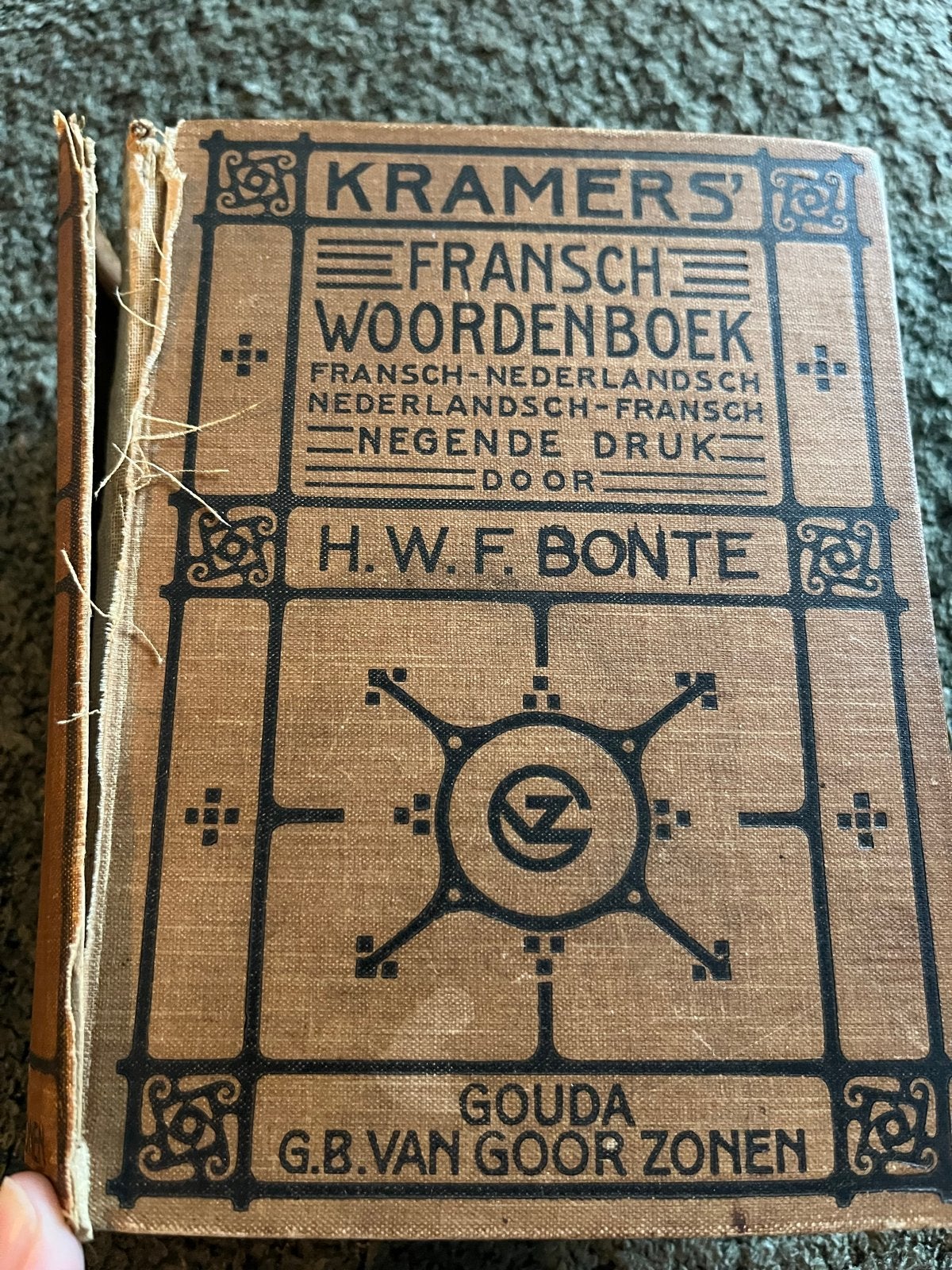 Kramers' Fransch Woordenboek 1908 - Frans-Nederlands, Boeken, Woordenboeken, Gelezen, Frans, Ophalen of Verzenden, Kramers