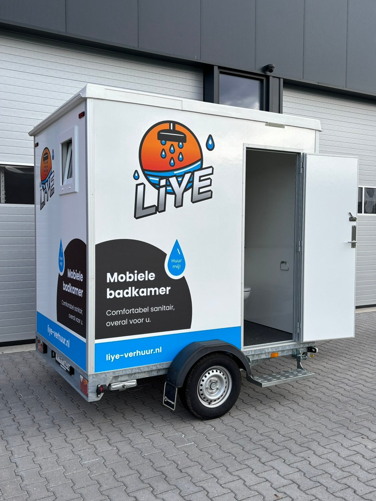 Mobiele badkamer douchewagen nooddouche, Ophalen, Zo goed als nieuw, Overige