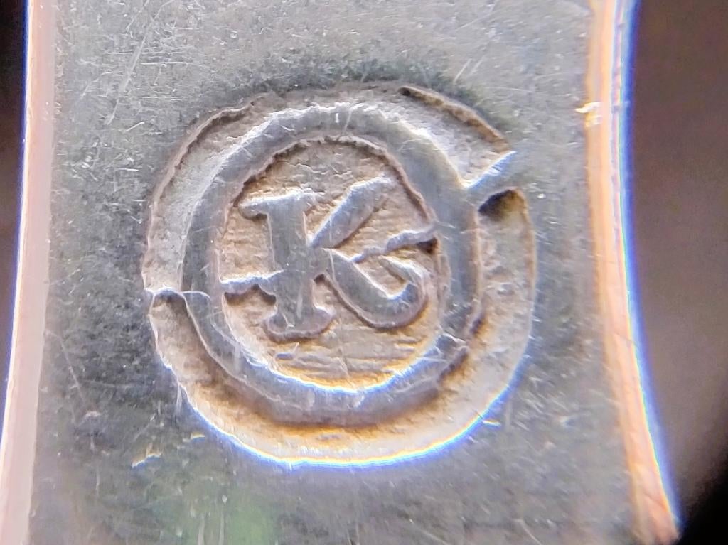 Zilveren couvert, C. van der Kaa, Rotterdam, 1715, Antiek en Kunst, Verzenden
