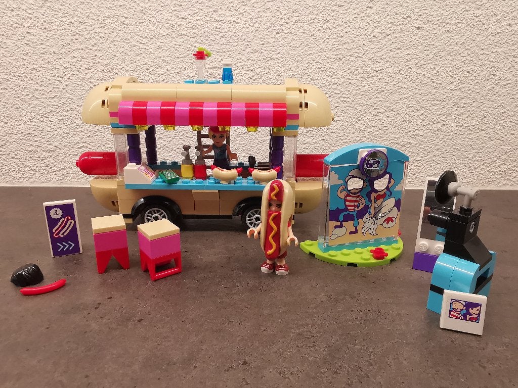 Lego Friends 41129 - Pretpark hotdog-wagen (600), Lego, Friends, Ophalen of Verzenden, Zo goed als nieuw