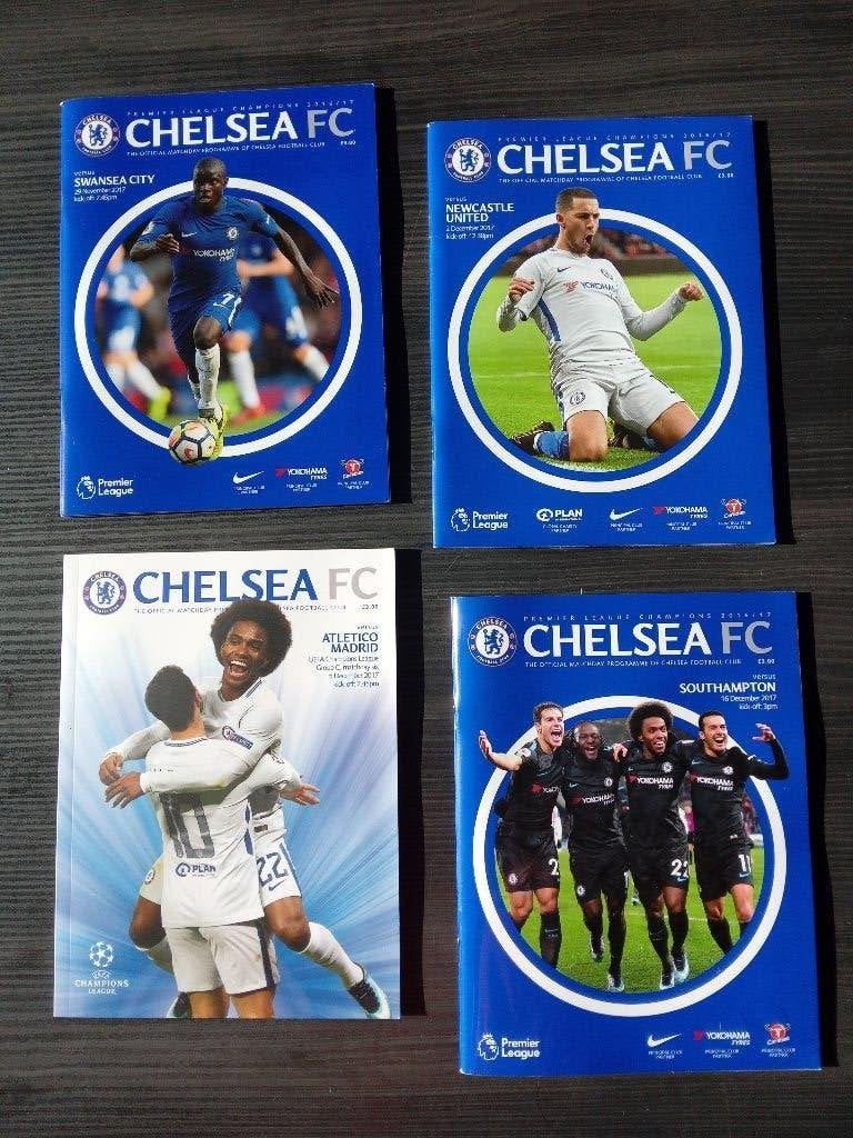 2017-2018 programmaboekjes van Chelsea FC, Ophalen of Verzenden, Nieuw, Buitenlandse clubs, Boek of Tijdschrift