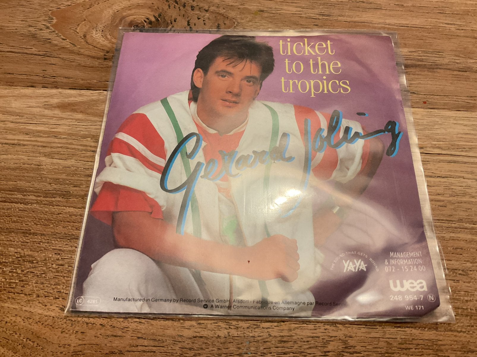 Gerard Joling, Ticket to the tropics, Ophalen of Verzenden, 7 inch, Pop