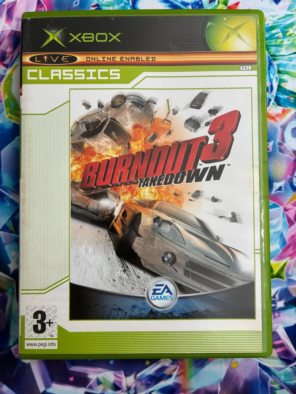 Burnout 3 Takedown - Xbox Klassieker, Gebruikt, Racen en Vliegen, 2 spelers, Eén computer