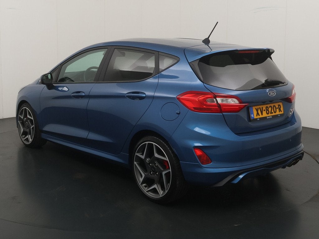 Ford Fiesta 1.5 200PK EcoBoost ST-3 | 18-inch | Winter Pack, Auto's, Ford, Blauw, Origineel Nederlands, Handgeschakeld, Automatische klimaatregeling