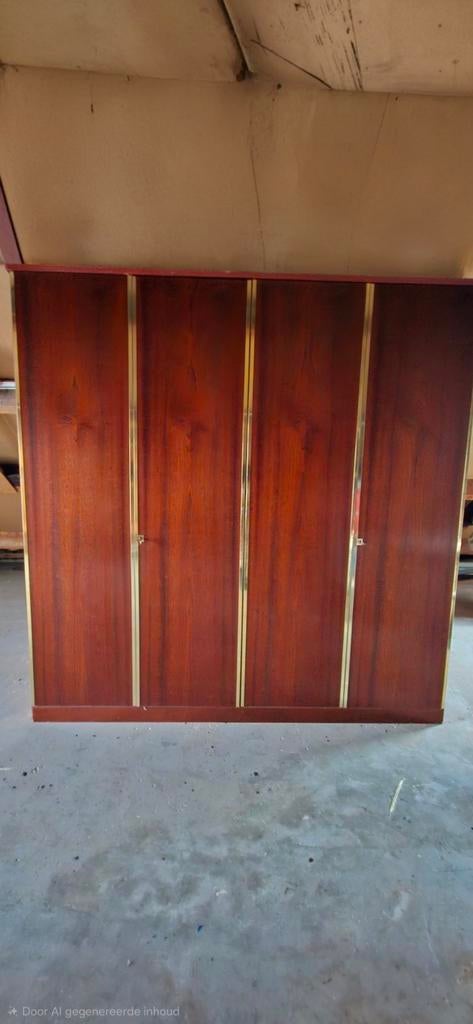 Mooie kastenwand met hang- en legruimte - 200x195 cm, Huis en Inrichting, Kasten | Kledingkasten, Met deur(en), Gebruikt, Klassiek