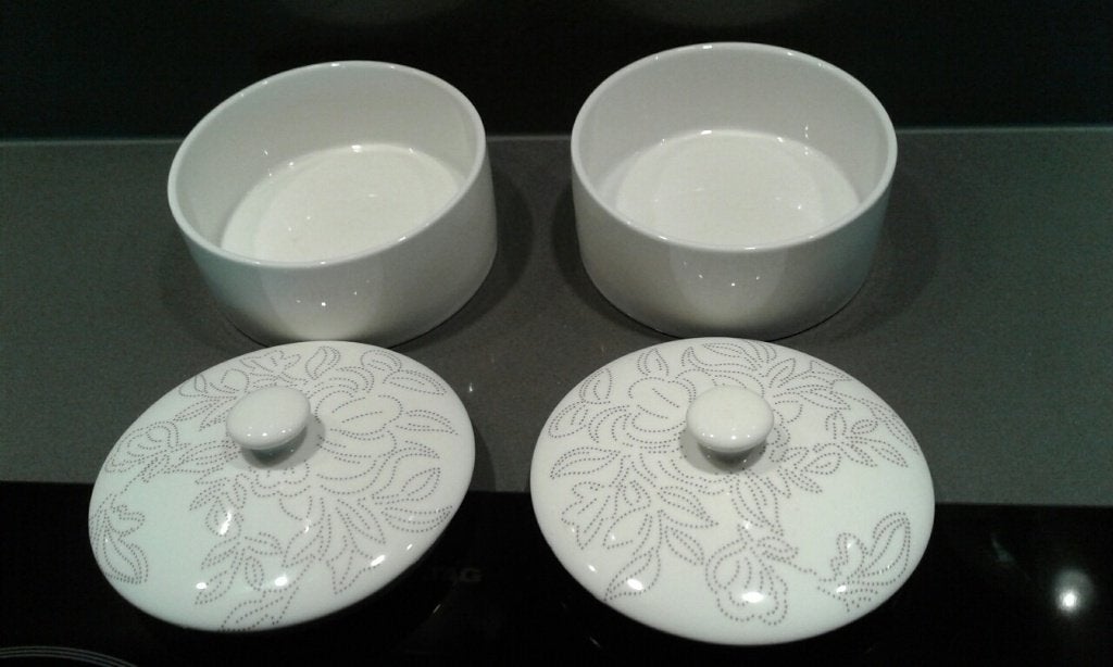 ronde bakjes 2 stuks nieuw doorsnede 13 cm, Ophalen of Verzenden, Nieuw